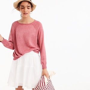 Jcrew Green Metallic Sweater